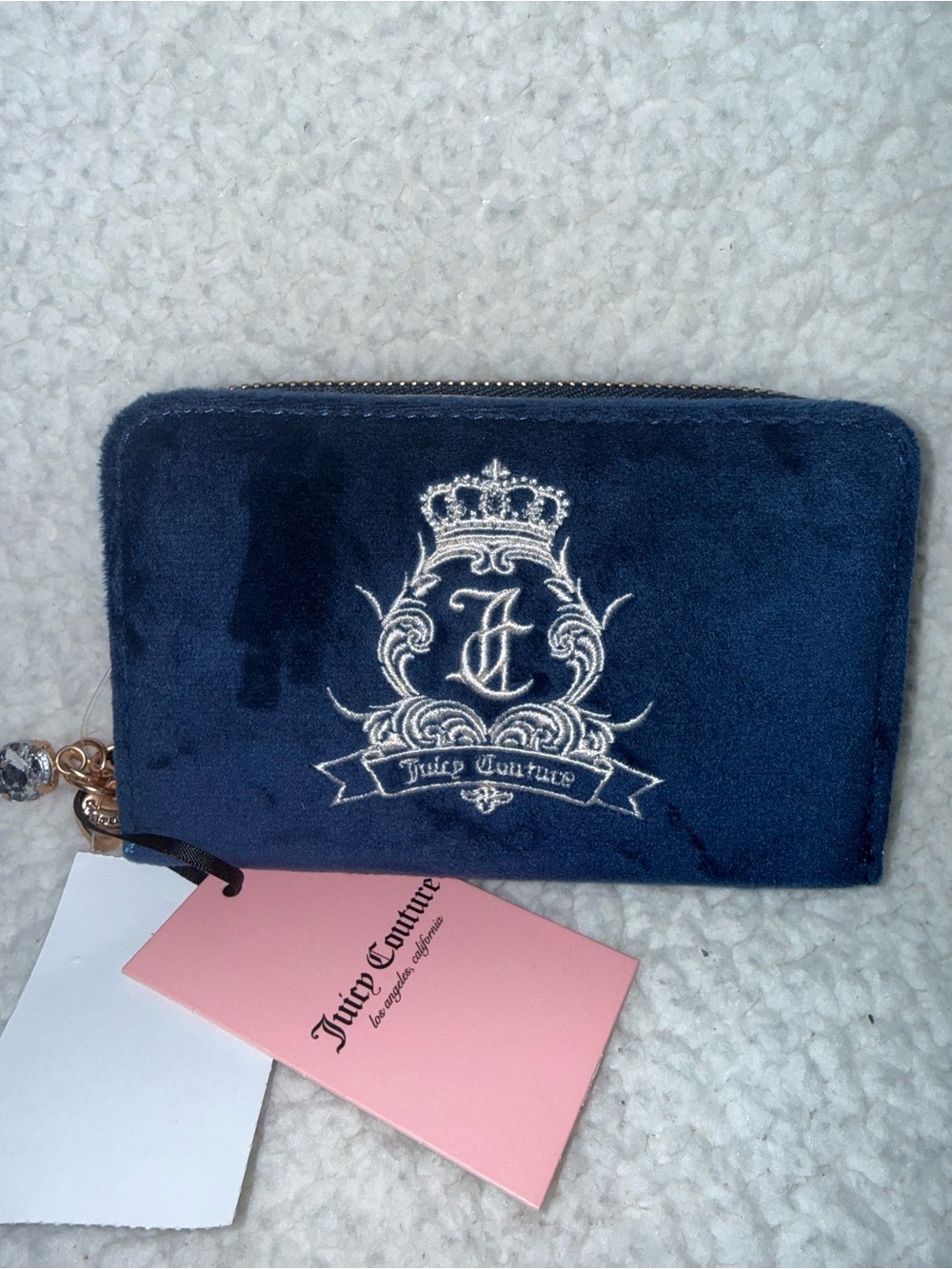 NWT Need More Juicy Bifold Wallet in Regal Blue